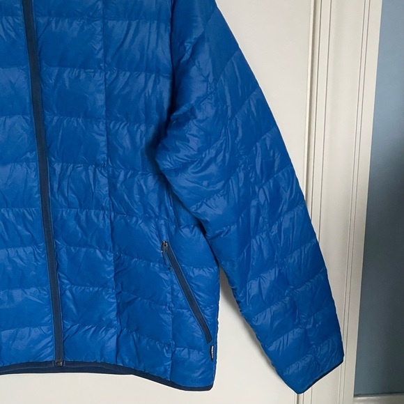 REI Co-op Women's Blue 650 Down Hooded Quilted Puffer Jacket Coat 35392 - Picture 5 of 16